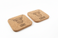 His and Hers highland cow coaster