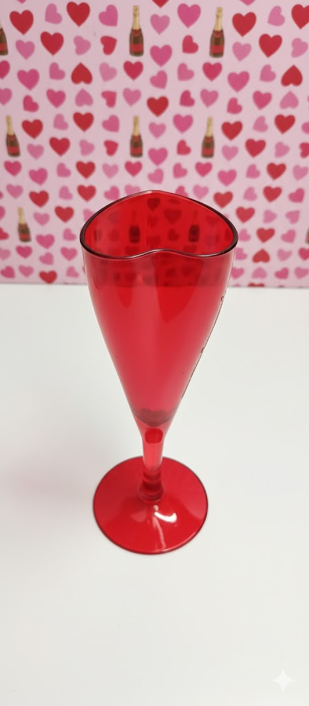 will you be my valentine glass