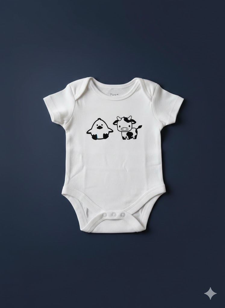 ducky and cow baby grow