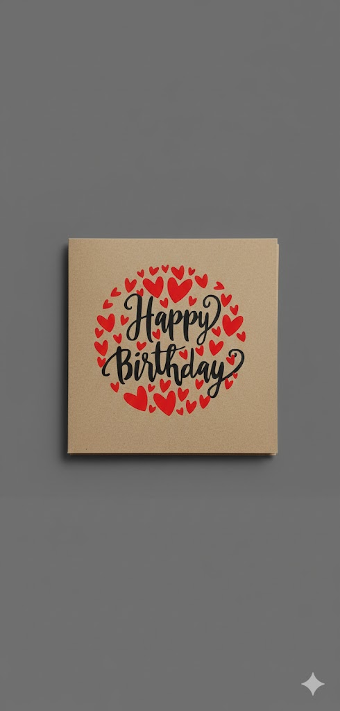 happy birthday craft card